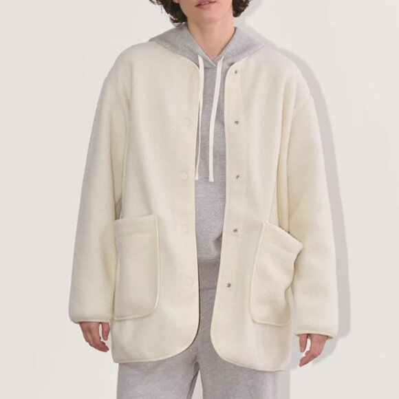 Everlane Cozy Oversize Teddy Liner Jacket XL - Picture 1 of 10